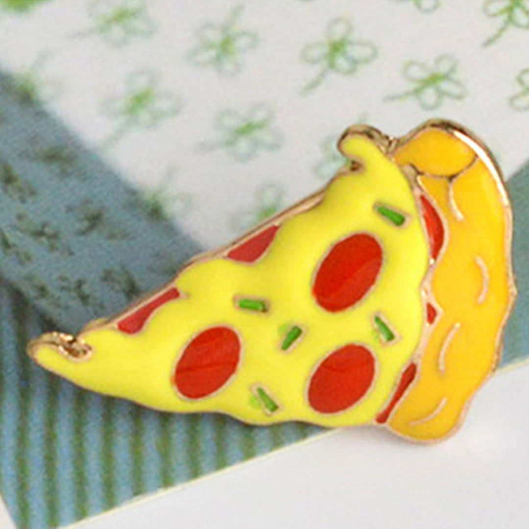 Creative Mini Burger Pizza Hot Dog Cartoon Lapel Pin Costume Jewellery for Clothes Decor Image 11