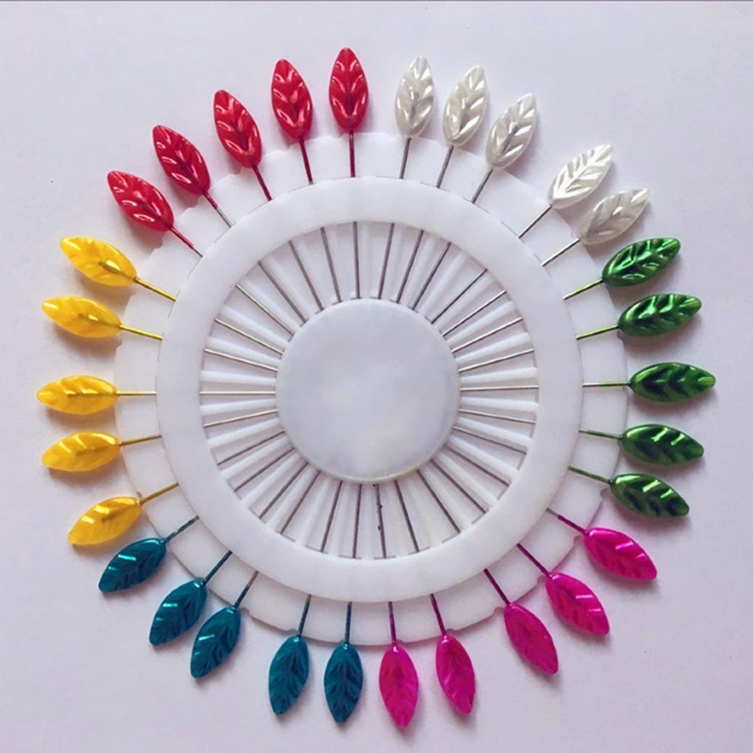 30Pcs/Box Pins Decorative Minimalistic Alloy Love Heart Bead Dressmaking Pins for Image 11