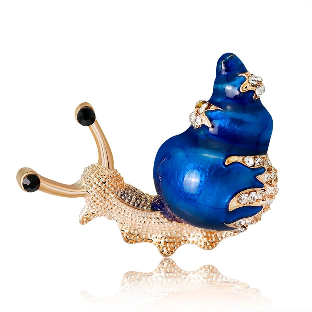 Brooch Cartoon Snail Shape Alloy Exquisite All Match Women Pin for Shirt Image 11