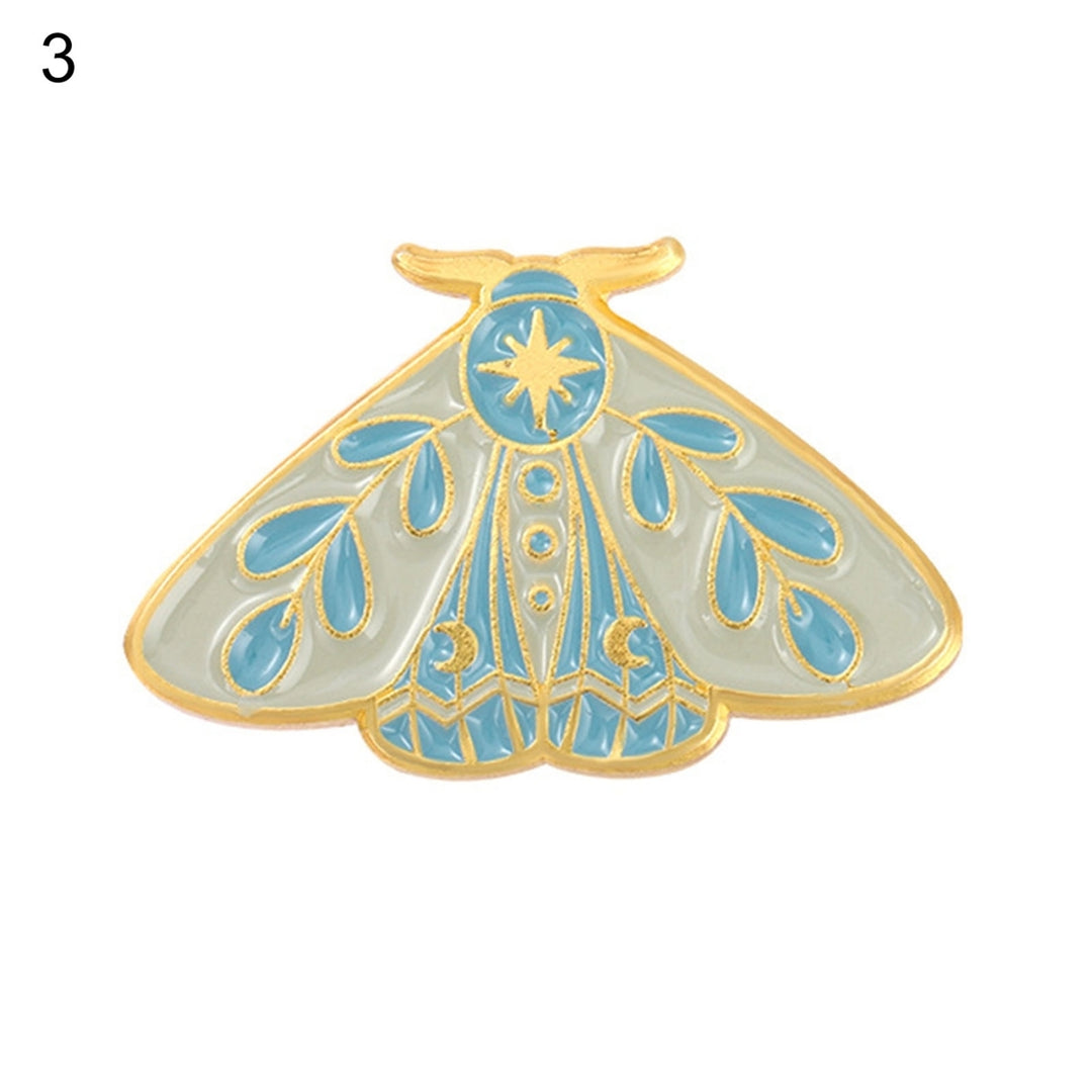 Women Brooch Moth Enamel Exquisite Special Cute Bag Pin for Gift Image 4