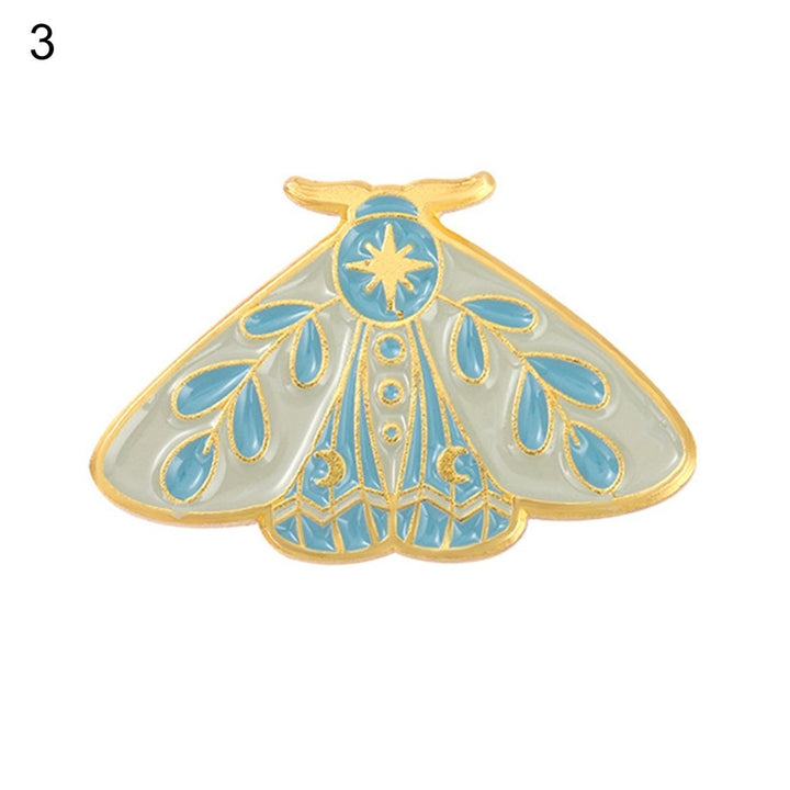 Women Brooch Moth Enamel Exquisite Special Cute Bag Pin for Gift Image 1