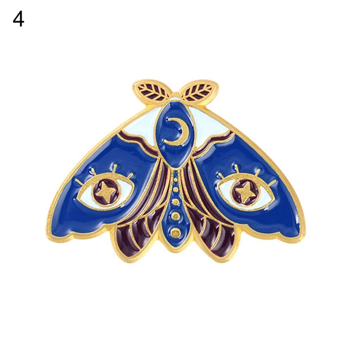 Women Brooch Moth Enamel Exquisite Special Cute Bag Pin for Gift Image 4