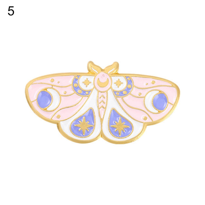 Women Brooch Moth Enamel Exquisite Special Cute Bag Pin for Gift Image 6