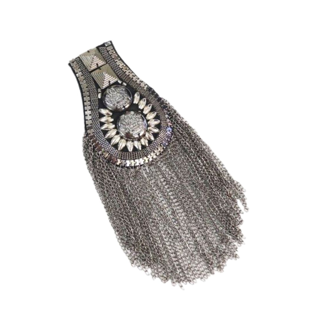 Shoulder Brooch Tassels Punk Jewelry Lightweight Wear-resistant Brooch Pin Clothes Decor Image 4