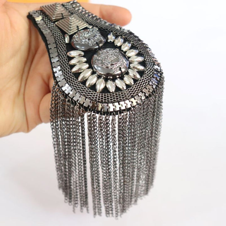 Shoulder Brooch Tassels Punk Jewelry Lightweight Wear-resistant Brooch Pin Clothes Decor Image 8