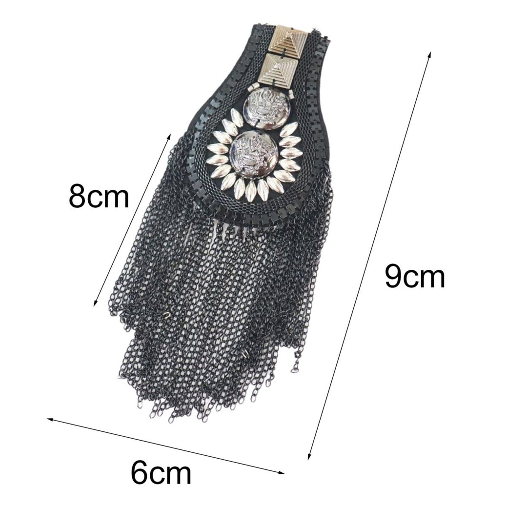 Shoulder Brooch Tassels Punk Jewelry Lightweight Wear-resistant Brooch Pin Clothes Decor Image 9