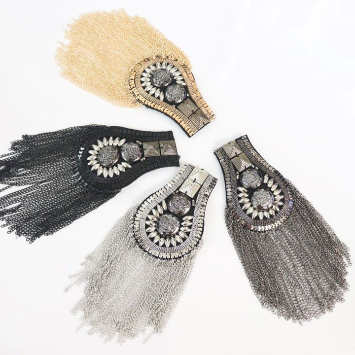 Shoulder Brooch Tassels Punk Jewelry Lightweight Wear-resistant Brooch Pin Clothes Decor Image 11