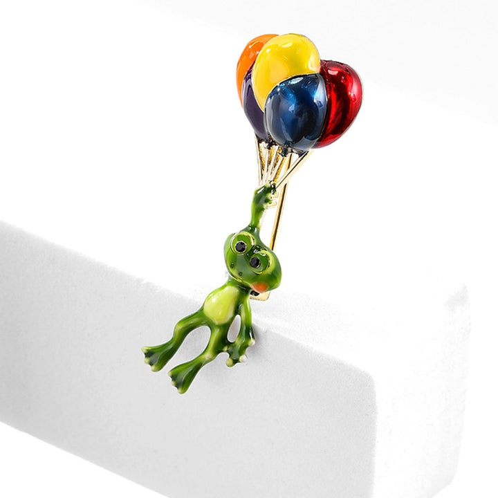 Brooch Pin Colorful Balloons Frog Cute Jewelry Long Lasting All Match Brooch Birthday Gifts Image 9