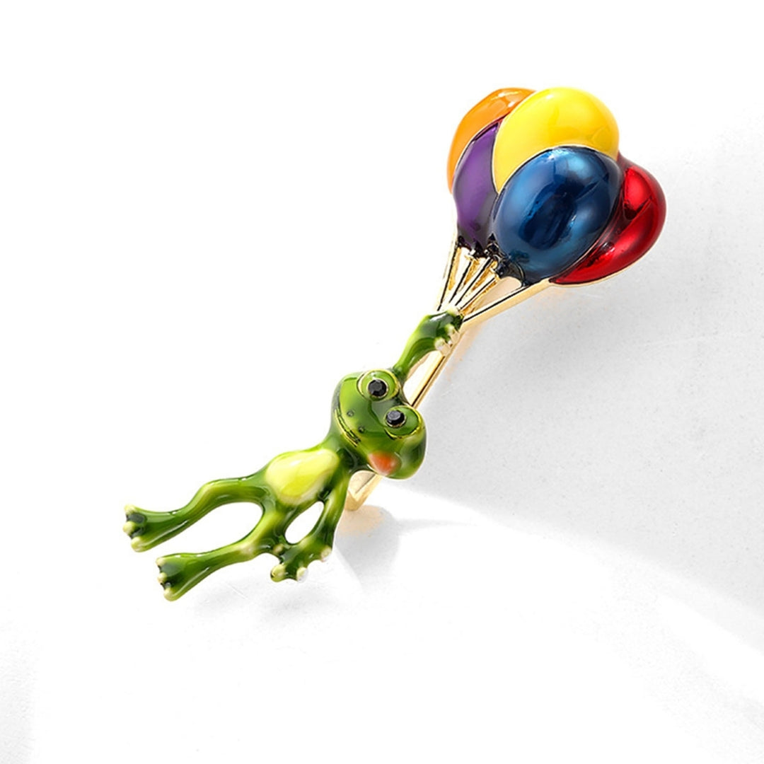 Brooch Pin Colorful Balloons Frog Cute Jewelry Long Lasting All Match Brooch Birthday Gifts Image 10