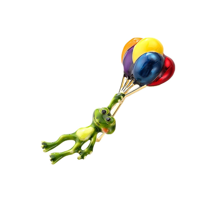 Brooch Pin Colorful Balloons Frog Cute Jewelry Long Lasting All Match Brooch Birthday Gifts Image 12