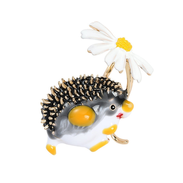 Brooch Pin Hedgehog Shape Decoration Men Women Cartoon Korean Style Brooch Clothes Decor Image 2