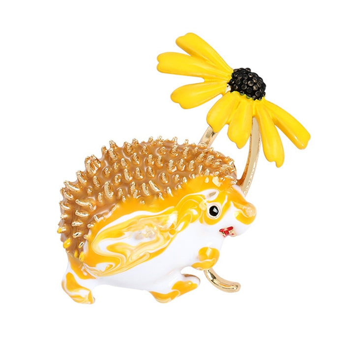 Brooch Pin Hedgehog Shape Decoration Men Women Cartoon Korean Style Brooch Clothes Decor Image 3