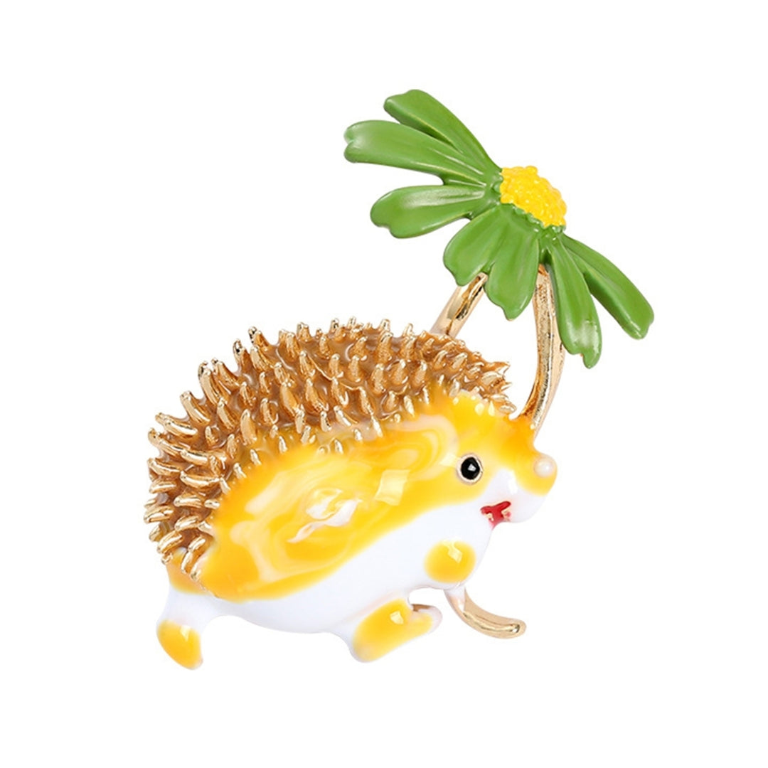 Brooch Pin Hedgehog Shape Decoration Men Women Cartoon Korean Style Brooch Clothes Decor Image 4