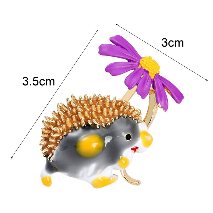 Brooch Pin Hedgehog Shape Decoration Men Women Cartoon Korean Style Brooch Clothes Decor Image 9