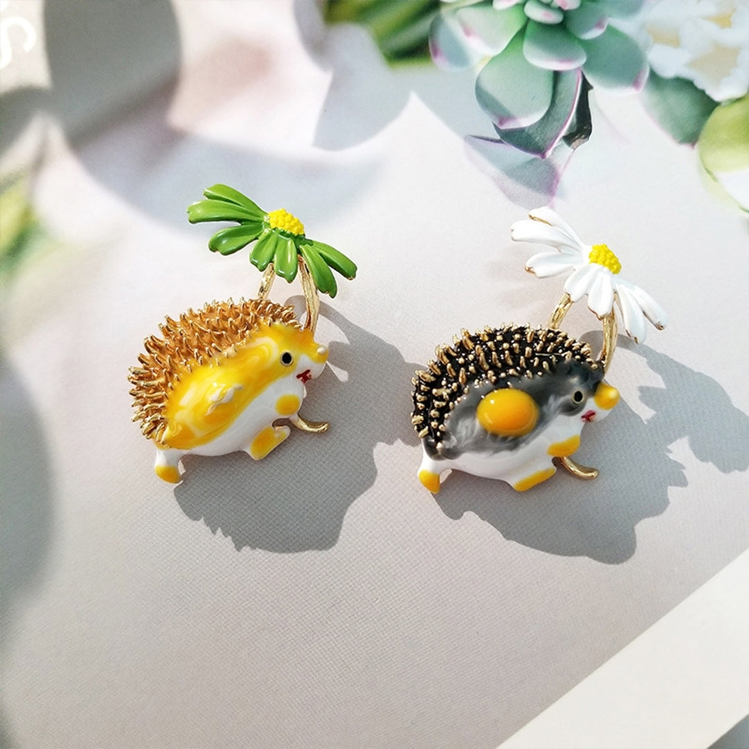 Brooch Pin Hedgehog Shape Decoration Men Women Cartoon Korean Style Brooch Clothes Decor Image 10