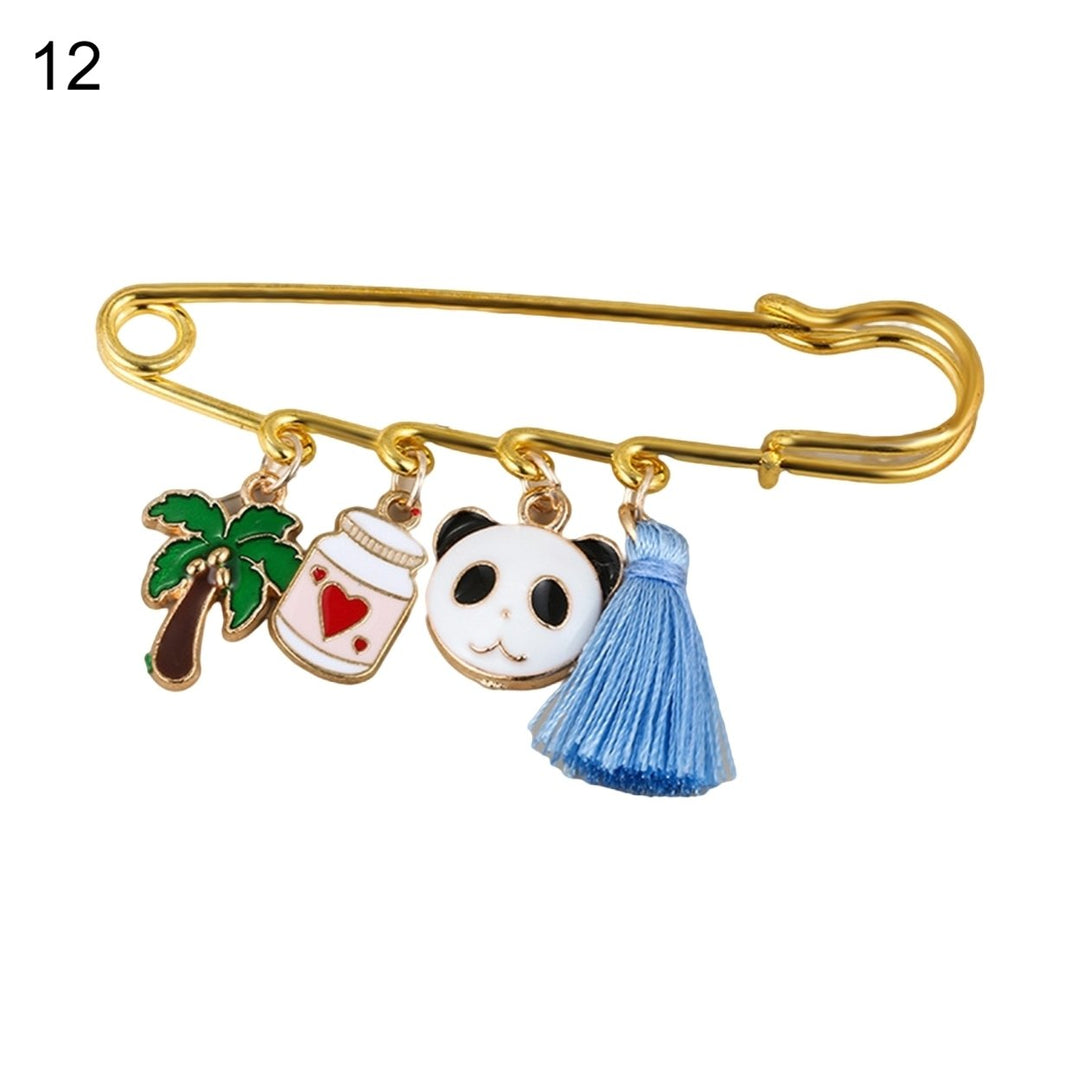 Brooch Pin Creative Shape Rust-proof Alloy Clothes Decorative Pin Jewelry Brooch for Home Image 1