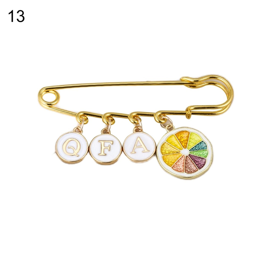 Brooch Pin Creative Shape Rust-proof Alloy Clothes Decorative Pin Jewelry Brooch for Home Image 4