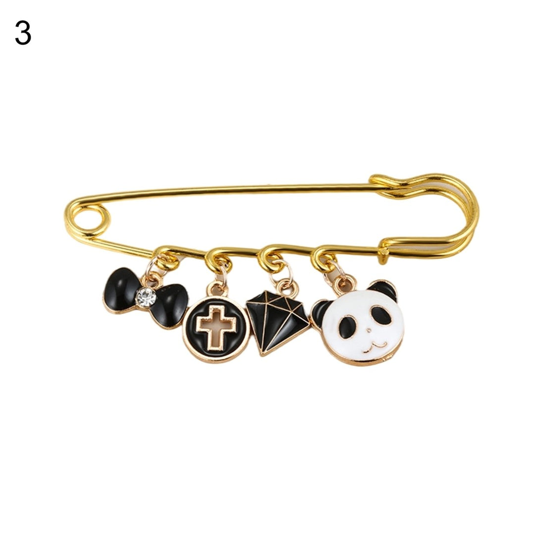 Brooch Pin Creative Shape Rust-proof Alloy Clothes Decorative Pin Jewelry Brooch for Home Image 10