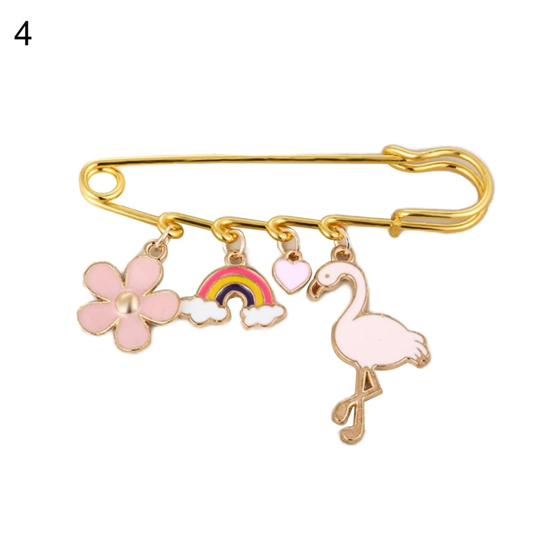 Brooch Pin Creative Shape Rust-proof Alloy Clothes Decorative Pin Jewelry Brooch for Home Image 11