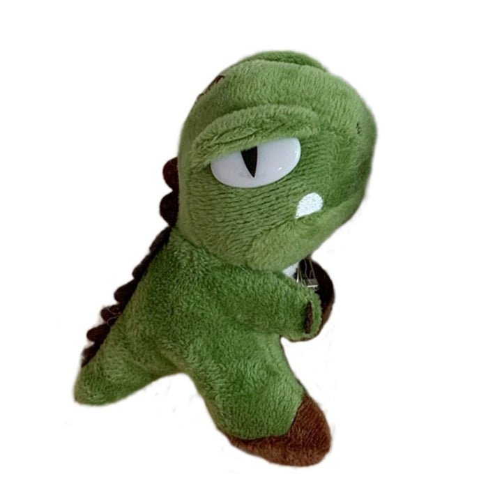 Dinosaur Brooch Anti-fall Funny Appearance Easy to Attach Stylish Plush Dinosaur Doll Brooch Pin for Girls Image 12