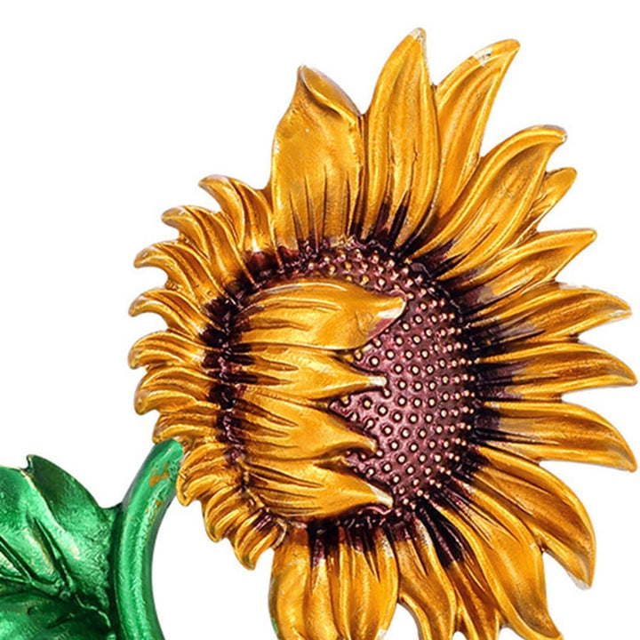 Brooch Pin Sunflower Enamel Jewelry Sweet Fashion Appearance Brooch Clothes Decor Image 11