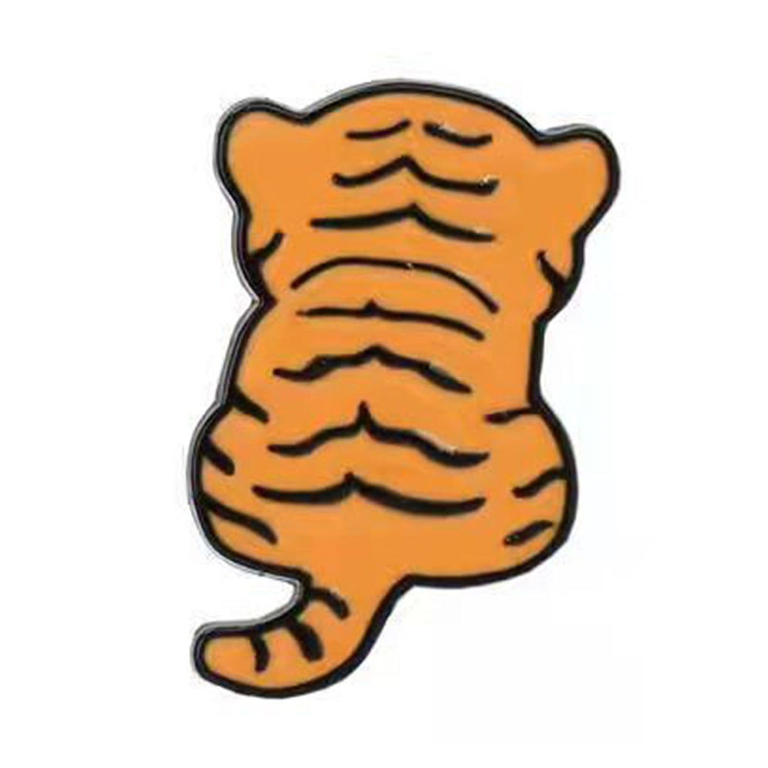 Brooch Pin Tiger Back Dripping Oil Men Women Delicate Long Lasting Brooch Clothes Decor Image 8