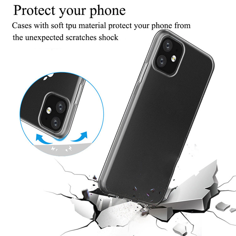 navor Case Compatible with iPhone 11 6.1 inchSoft TPU Silicon Flexible Slim Protective Phone Case (Clear) Image 2