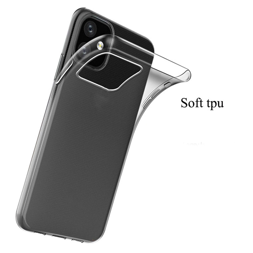 navor Case Compatible with iPhone 11 6.1 inchSoft TPU Silicon Flexible Slim Protective Phone Case (Clear) Image 3