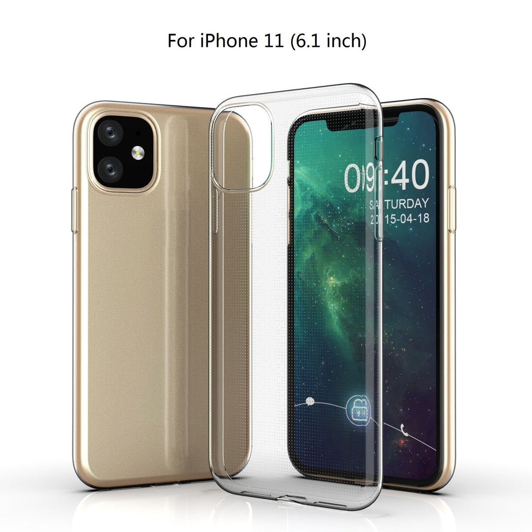 navor Case Compatible with iPhone 11 6.1 inchSoft TPU Silicon Flexible Slim Protective Phone Case (Clear) Image 4
