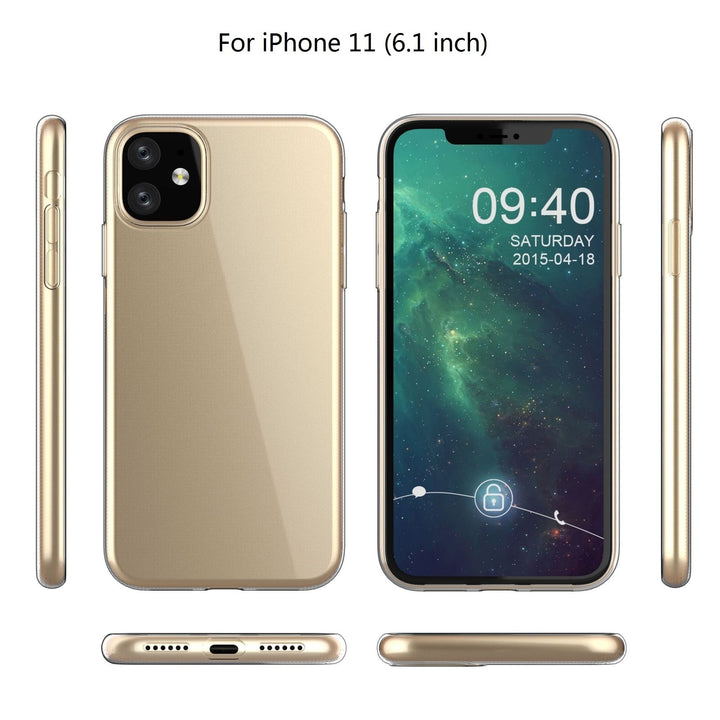 navor Case Compatible with iPhone 11 6.1 inchSoft TPU Silicon Flexible Slim Protective Phone Case (Clear) Image 7