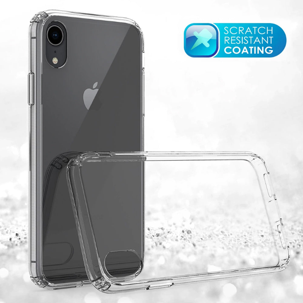 navor TPU + PC Protective Clear Phone Case Compatible with iPhone XR 6.1 Lightweight Slim Fit Shockproof Image 2