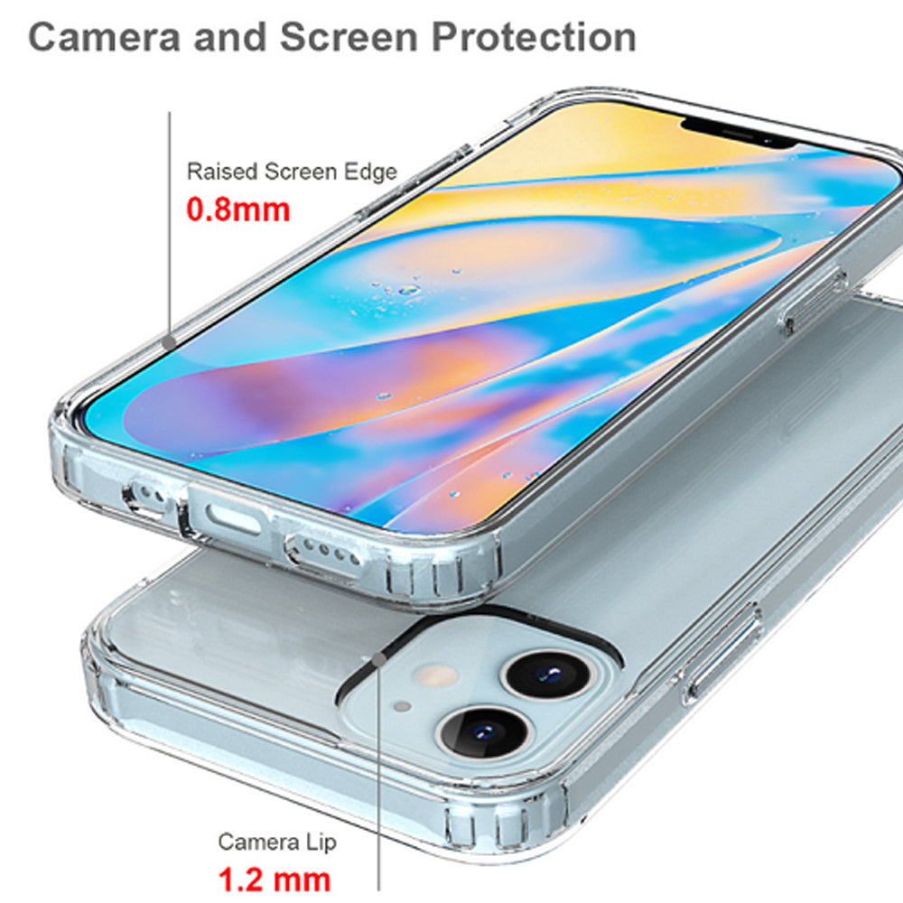 navor TPU + PC Protective Clear Phone Case Compatible with iPhone XR 6.1 Lightweight Slim Fit Shockproof Image 3