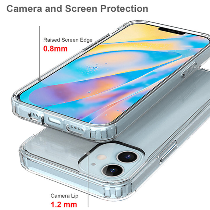 navor TPU + PC Protective Clear Phone Case Compatible with iPhone XR 6.1 Lightweight Slim Fit Shockproof Image 3