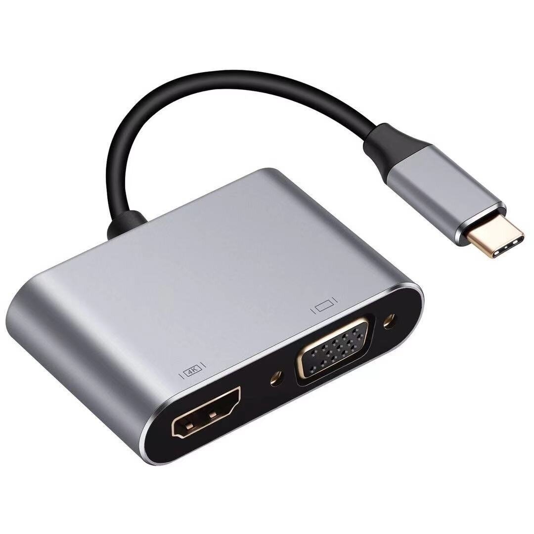 navor 4-in-1 USB C to HDMI VGA AdapterType C Hub with 4K HDMIVGAUSB 3.0 and USB C Charging Delivery Port Image 8