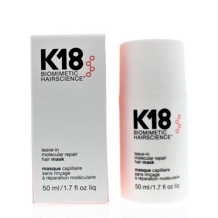 K18 Biomimetic Hairscience Leave-In Hair Mask 50ml Molecular Repair Treatment Image 1