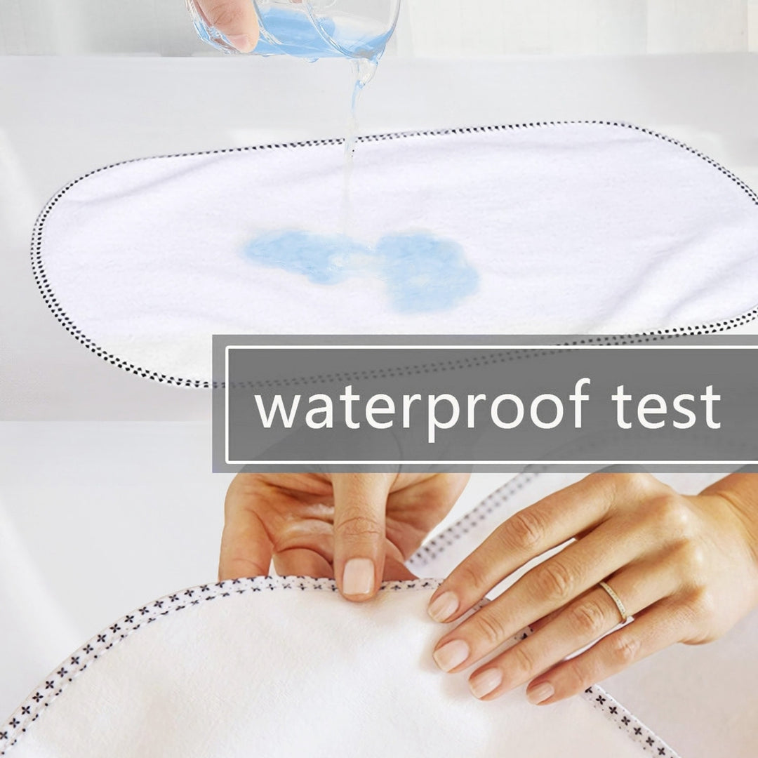 3 Pcs Waterproof Cotton Changing Pad Liners 23.6x11.8 Inch Reusable Washable Image 3