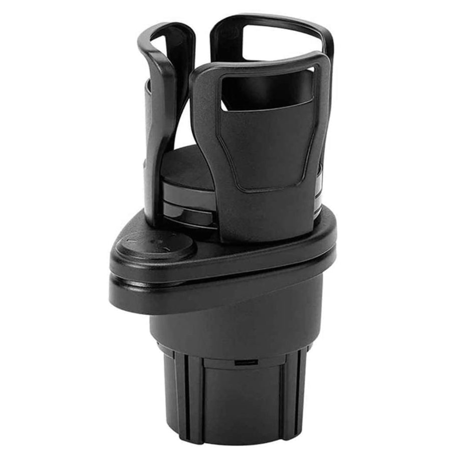 2 In 1 Car Cup Holder Extender Adapter Dual Cup Mount Organizer Holder For Most 20 oz Up To 5.9" Coffee Drinking Bottles Image 1