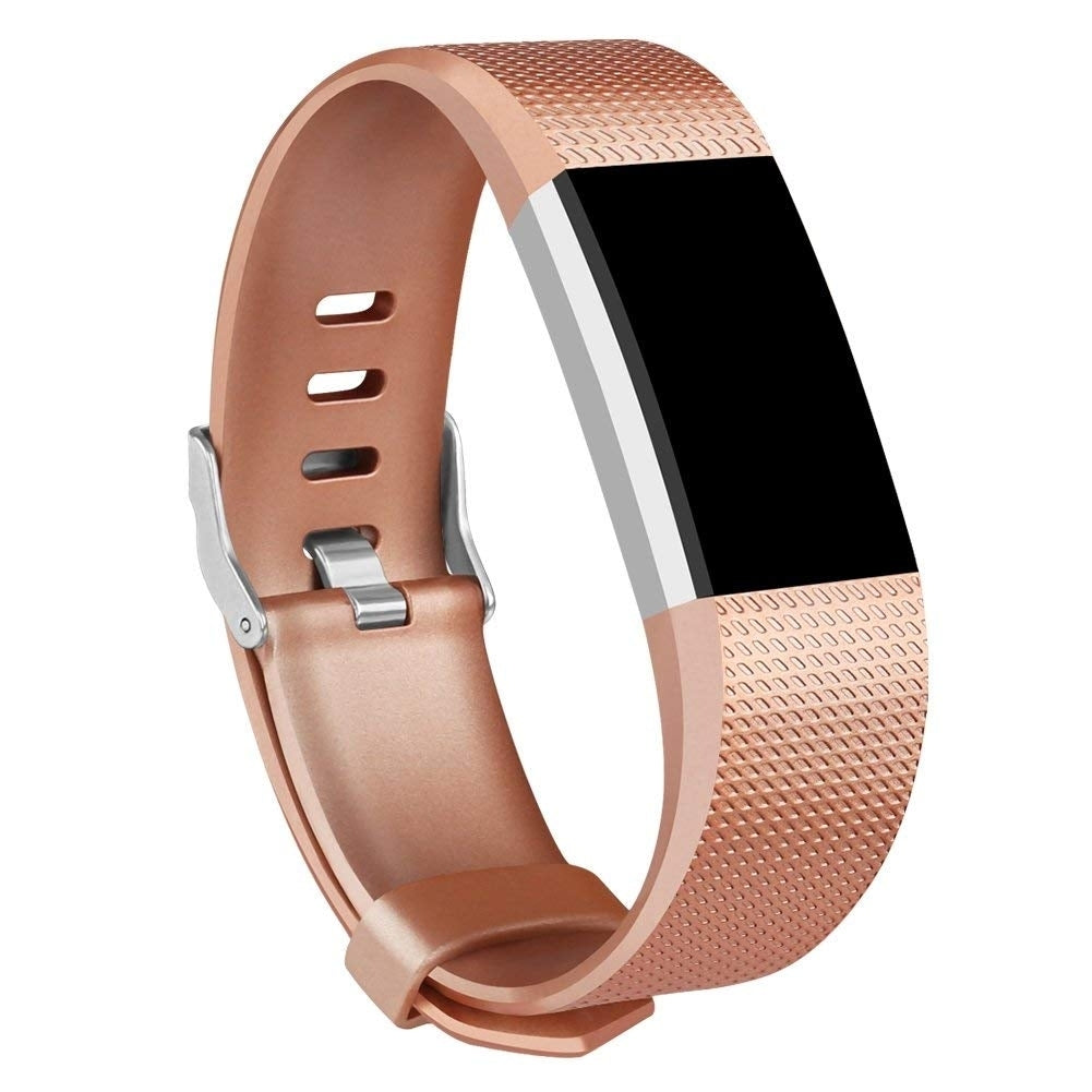 3 Pks Small Replacement Bracelet StrapsWristbands Band Compatible for Fitbit Charge 2 for Women Men Boys Girls- Image 3