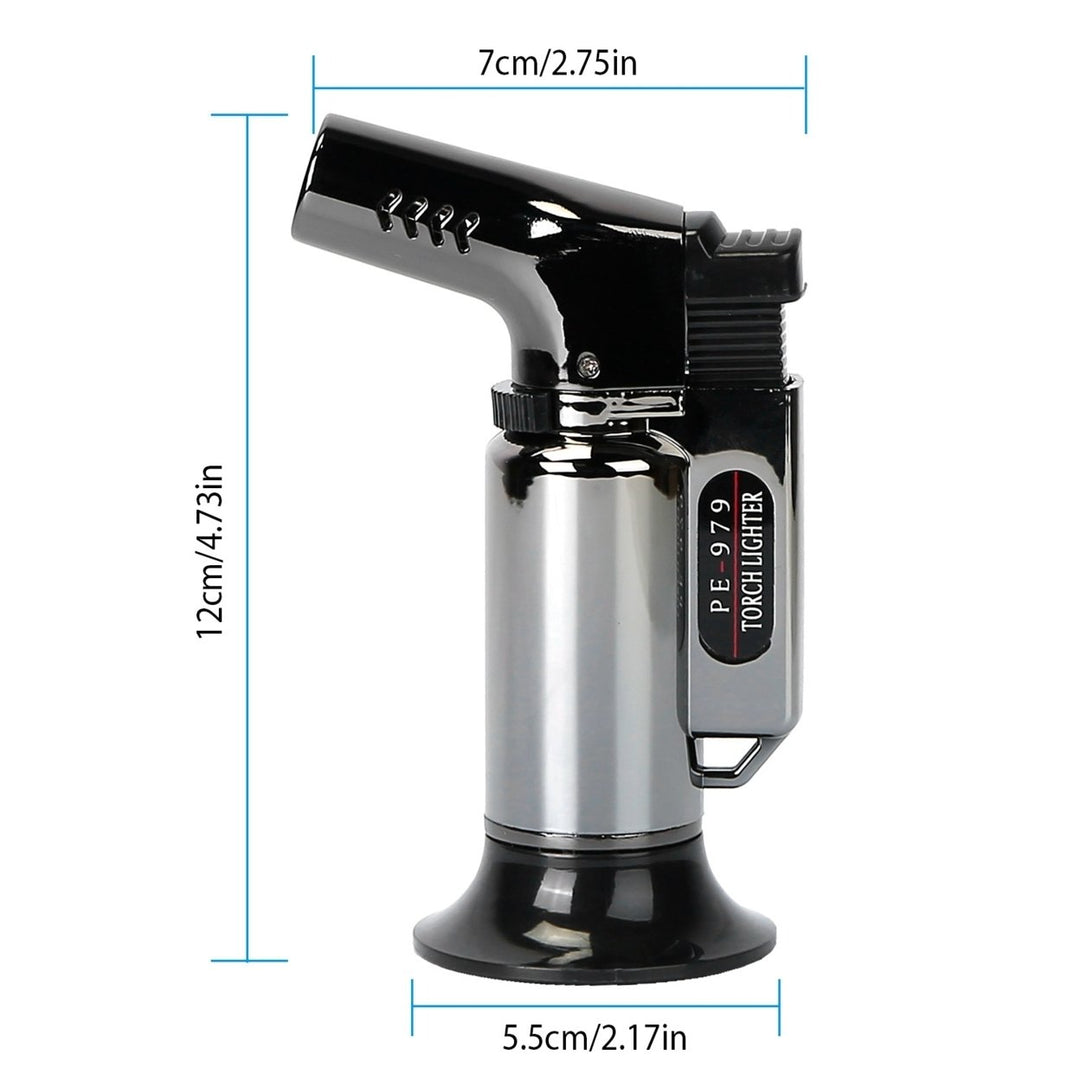 Culinary Butane Torch Lighter Refillable Blow Torch Flame Adjustable Flame Kitchen Cooking BBQ Torch Image 3