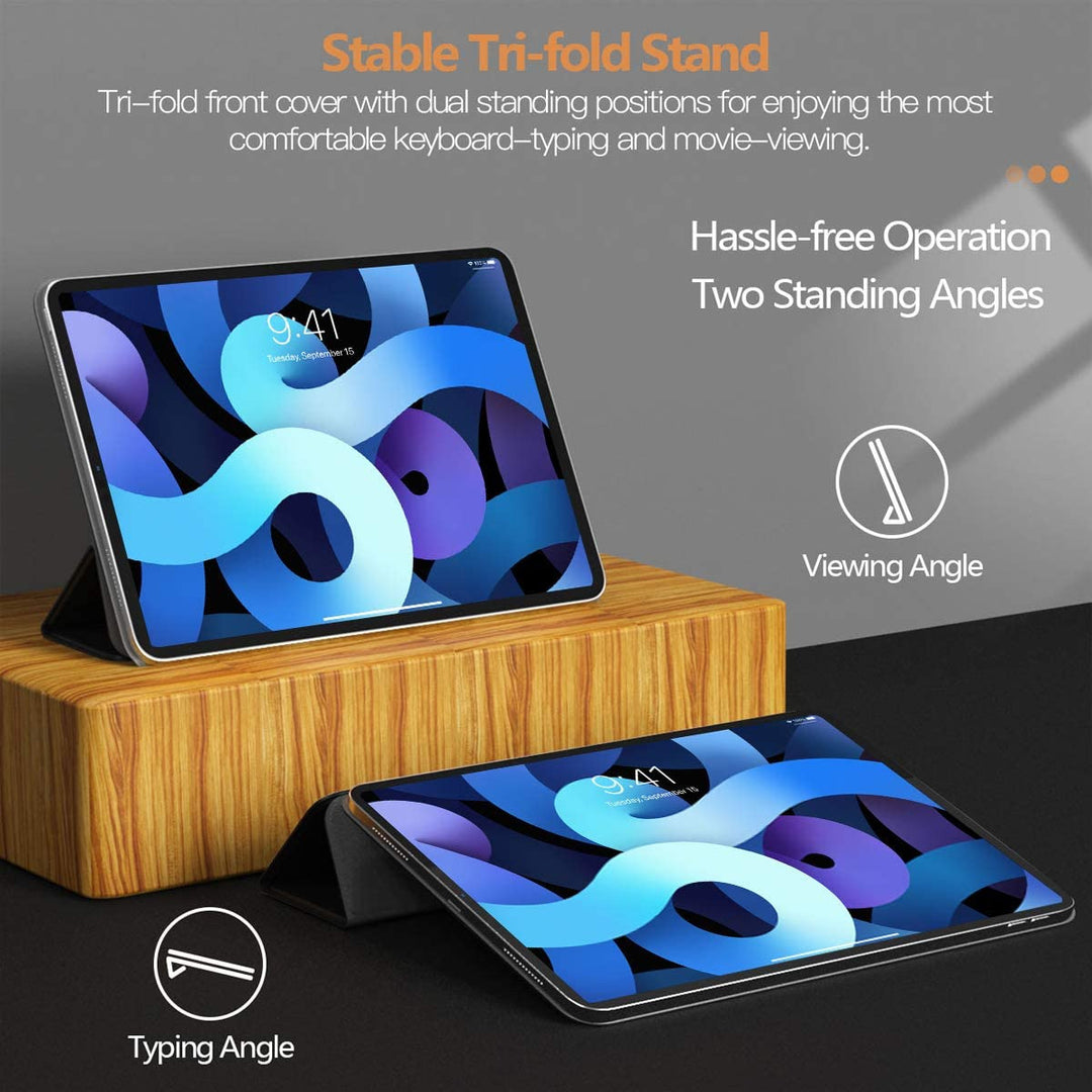 navor Slim Trifold Smart Magnetic Case Compatible with iPad Air 10.9 2020 4th Gen and iPad Pro 11" 2018 Support Apple Image 6