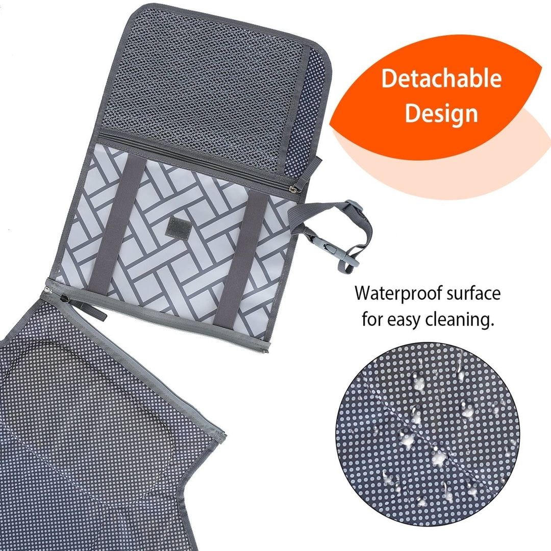 Foldable Baby Diaper Changing Pad Portable Diaper Changing Station Waterproof Nappy Changing Travel Mat Image 2