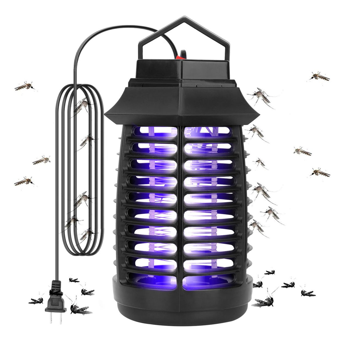 Bug Zapper Electric UV Mosquito Killer Lamp Insect Killer Light Pest Fly Trap Catcher Harmless Odorless Noiseless Narrow Image 1