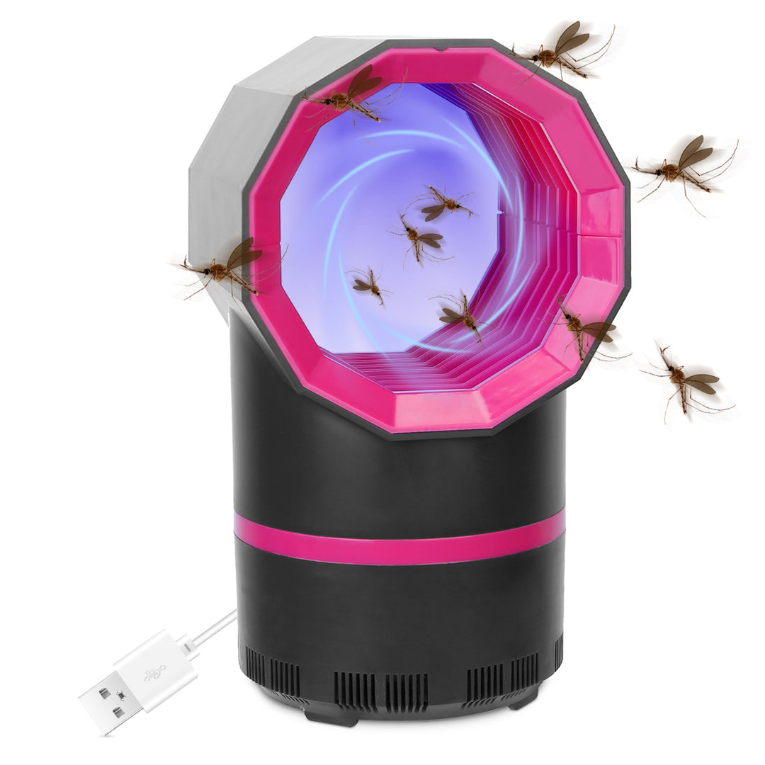 Electric Mosquito Killer Light Indoor Bug Zapper Fruit Fly Insect Trapper UV Light Trap Lamp USB Cable Image 1