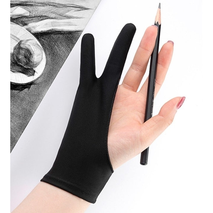 navor Artist GloveHigh Elasticity Glove with Two Fingers for SketchingGraphics iPad Drawing for Right and Left Hand- Image 4