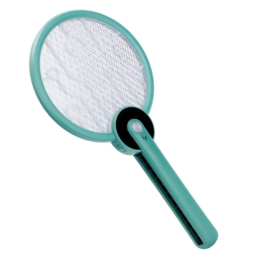 Electric Mosquito Swatter Bug Zapper Fly Insect Killer Lamp 2 in 1 Foldable Harmless Odorless Noiseless Trap Catcher Image 1