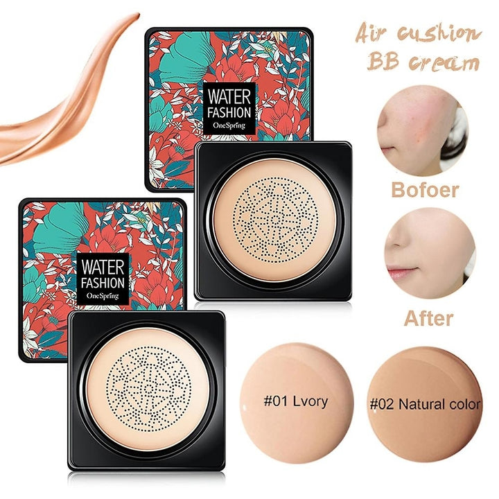 Makeup Bb Cream Mushroom Sponge Head Air Cushion Bb Cc Cream Concealer Foundation Image 4