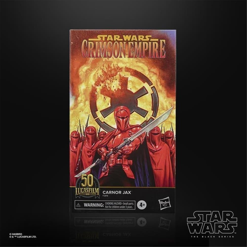 Star Wars Carnor Jax Action Figure Crimson Empire Black Series LucasFilm 50th Anniversary Hasbro Image 2