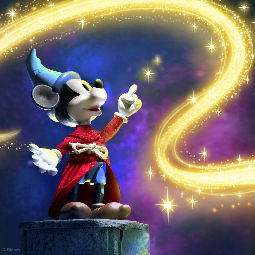 Disney Fantasia Sorcerers Apprentice Mickey Mouse Ultimates Action Figure Super7 Image 2