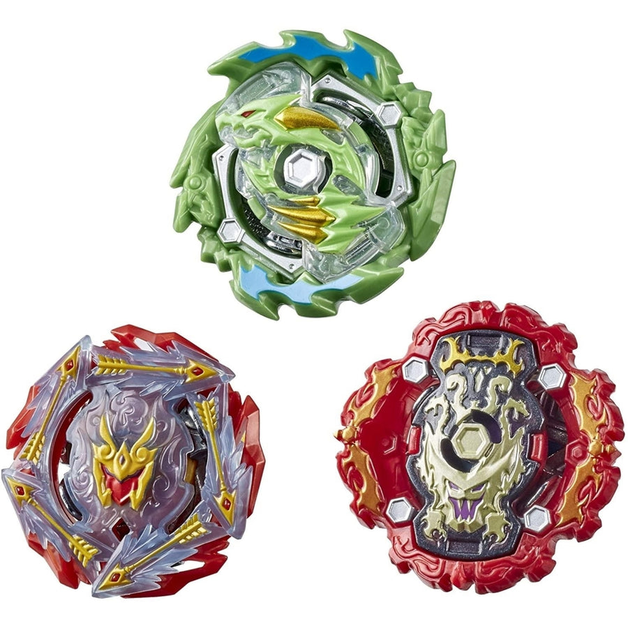 Beyblade Burst Rise Hypersphere 3pk Ace Dragon D5 Rudr R5 Viper Hydrax H5 Hasbro Image 1