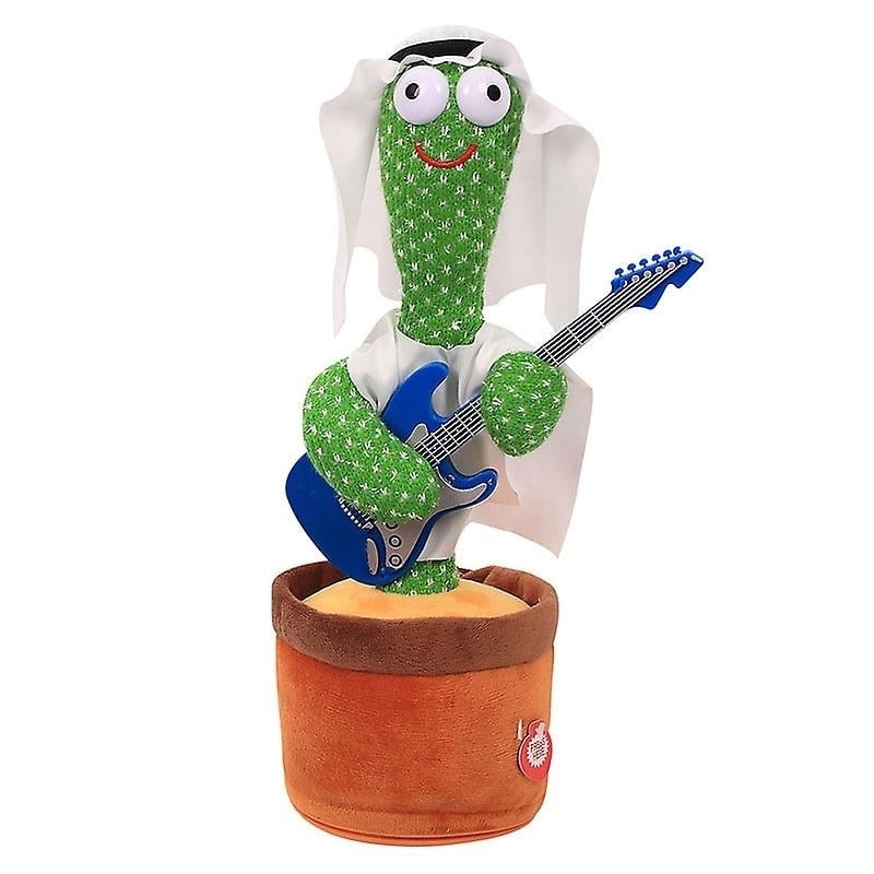 Cactus Plush Toy Shaking Dancing Recording Lighting Cactus Image 3